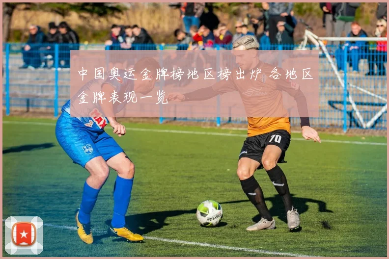 中国奥运金牌榜地区榜出炉 各地区金牌表现一览